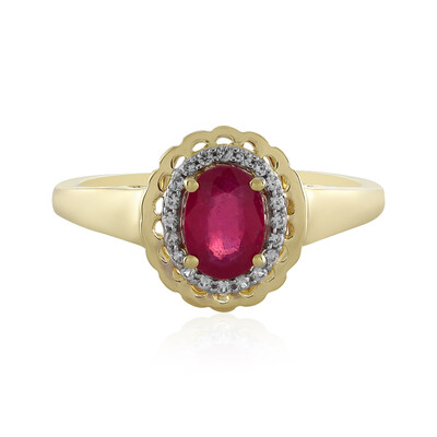 Anillo en oro con Rubí (Adela Gold)