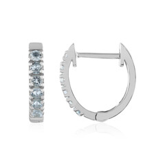 Pendientes en plata con Aguamarina de Brasil
