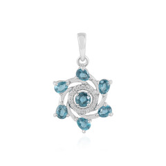 Colgante en plata con Cianita petróleo