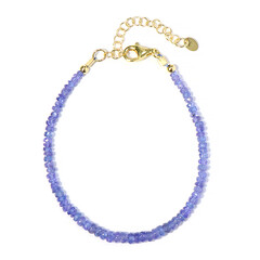 Brazalete en plata con Tanzanita
