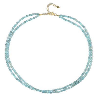 Collar en plata con Apatita azul