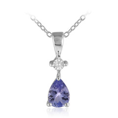 Collar en plata con Tanzanita