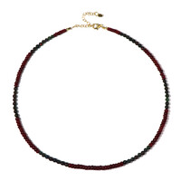 Collar en plata con Rubí