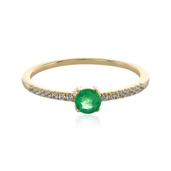 Anillo en oro con Esmeralda de Rusia (Adela Gold)