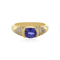 Anillo en plata con Tanzanita