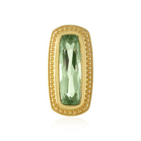 Colgante en plata con Amatista verde