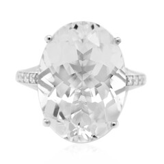 Anillo en plata con Cuarzo blanco
