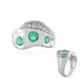 Anillo en plata con Esmeralda de Rusia (de Melo)