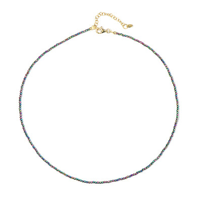 Collar en plata con Hematita mística