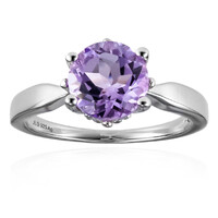 Anillo en plata con Amatista Rosa de Francia