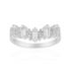 Anillo en plata con Topacio blanco