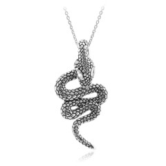 Collar en plata con Topacio blanco