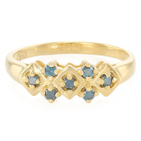 Anillo en plata con Diamante fantasía