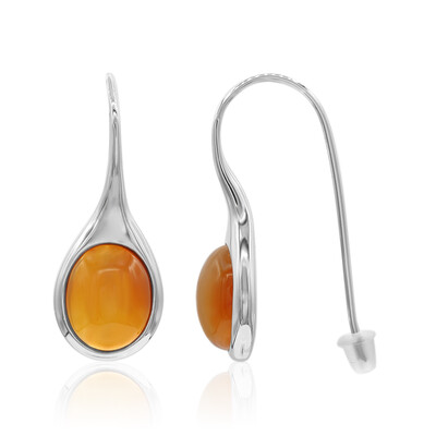 Pendientes en plata con Cornalina