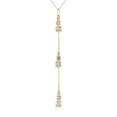 Collar en oro con Diamante champán I2 (de Melo)
