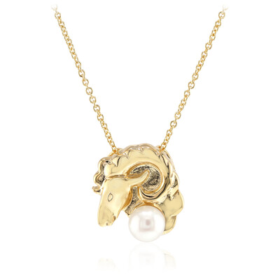 Collar en plata con Perla blanca Freshwater
