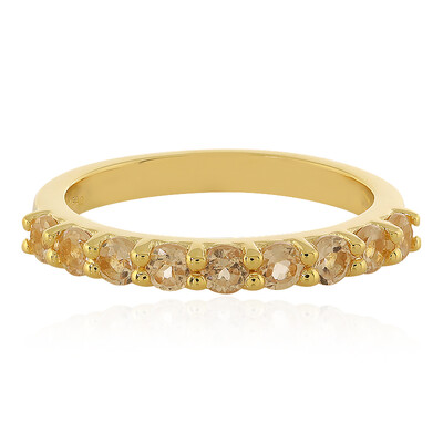 Anillo en plata con Granate imperial