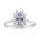 Anillo en plata con Tanzanita