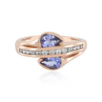 Anillo en plata con Tanzanita