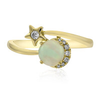 Anillo en oro con Ópalo Welo AAA (CIRARI)