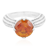 Anillo en oro con Esfalerita (de Melo)
