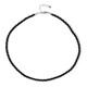 Collar en plata con Espinela negra