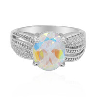 Anillo en plata con Topacio Rayo de Luna