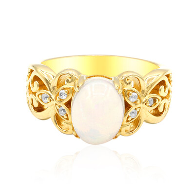 Anillo en plata con Ópalo de Welo