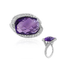 Anillo en oro con Amatista de Zambia (SUHANA)