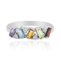 Anillo en plata con Amatista