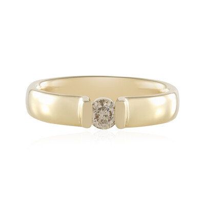 Anillo en plata con Diamante chocolate I2