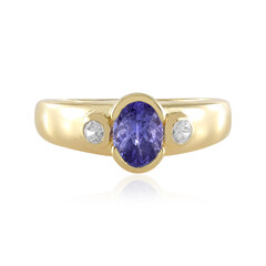 Anillo en plata con Tanzanita (Adela Silber)