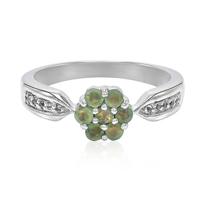 Anillo en plata con Alejandrita