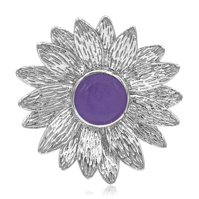 Colgante en plata con Jade lavanda (MONOSONO COLLECTION)