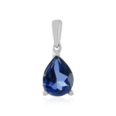 Colgante en plata con Topacio azul royal