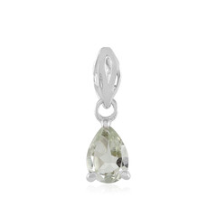Colgante en plata con Amatista verde