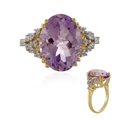 Anillo en plata con Amatista Rosa de Francia