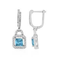 Pendientes en plata con Zircón de Ratanak Kirí
