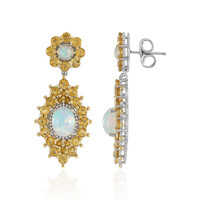 Pendientes en plata con Ópalo de Welo (Dallas Prince Designs)