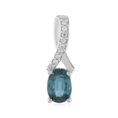 Colgante en plata con Cianita petróleo