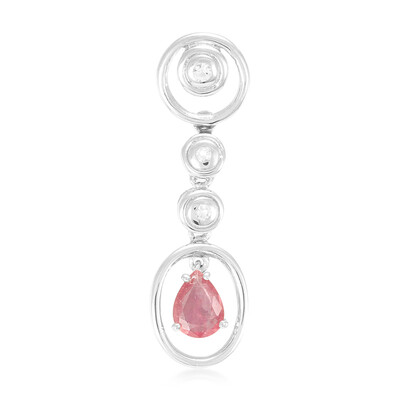Colgante en plata con Zafiro Padparadscha