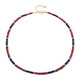 Collar en plata con Hematita dorada (Riya)
