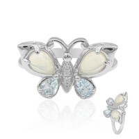 Anillo en plata con Ópalo de Welo