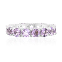 Anillo en plata con Amatista