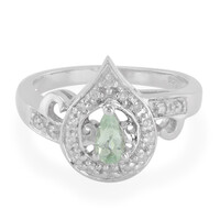 Anillo en plata con Turmalina Paraíba
