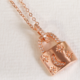 Collar en plata con Topacio blanco