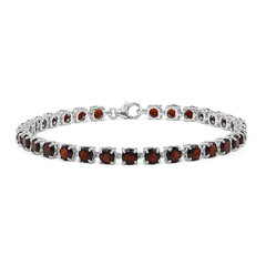 Brazalete en plata con Granate