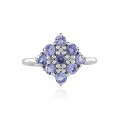 Anillo en plata con Tanzanita