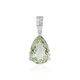 Colgante en plata con Amatista verde