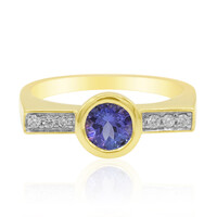 Anillo en oro con Tanzanita (de Melo)